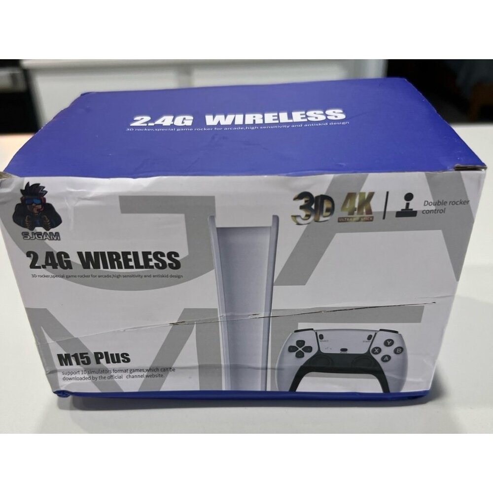 SJGAM M15 Plus 2.4G Wireless Game Console, a game that plugs directly into HDMI